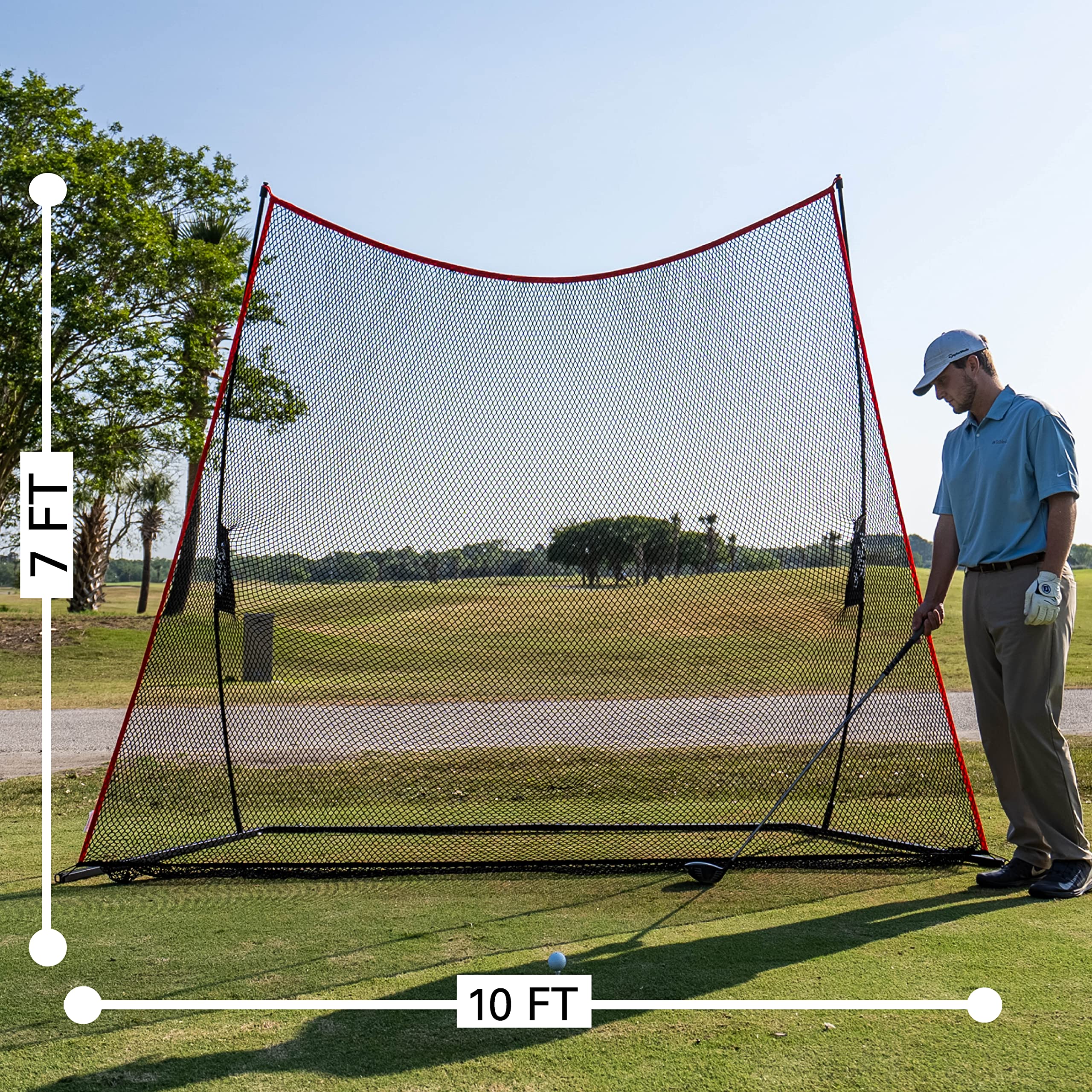 Rukket Haack Golf Net | Practice Driving Indoor and Outdoor